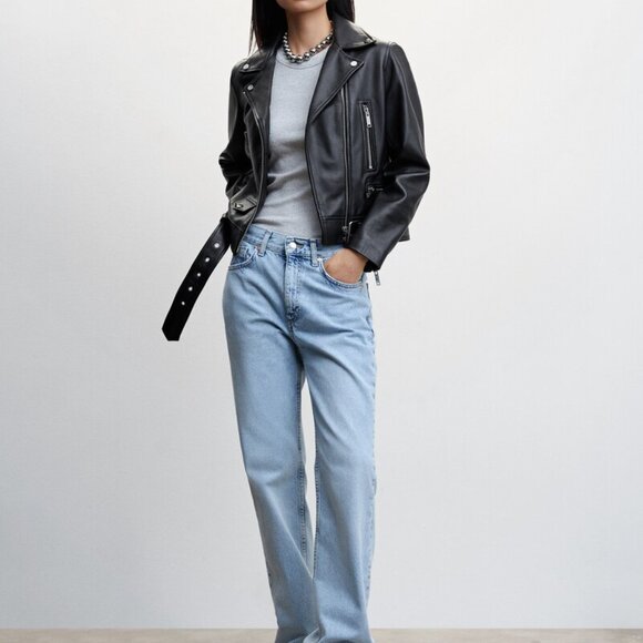 Leather Moto Jacket from Mango - Picture 11 of 12